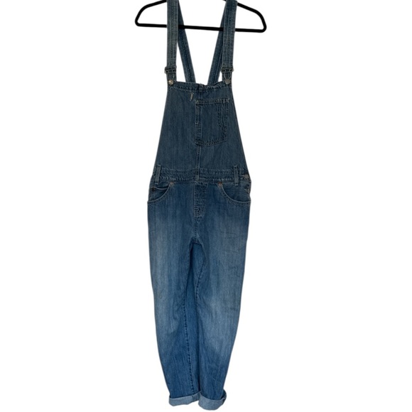 Levi’s Heritage Medium Wash Open Back Denim Overalls Size S - Picture 2 of 15